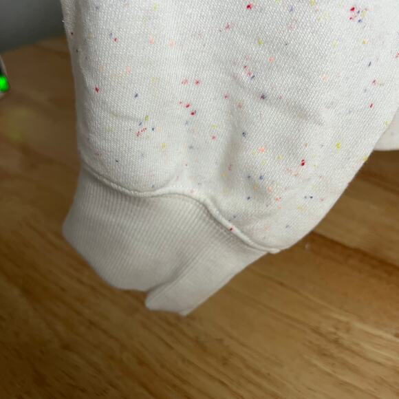 Colsie Women's Cream Lounge Long Sleeve Collared Sweatshirt - Size Small - NWT - Picture 5 of 8